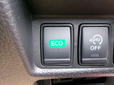 燃費向上をサポートするECOモードスイッチを装備しています。