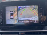 アラウンドビューモニターで車の周辺状況をナビ画面で確認できます☆