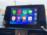 ●Apple Car Play:スマホとの有線接続で、ナビ・オーディオ再生などスマホのアプリ機能が画面でも使える便利機能です!