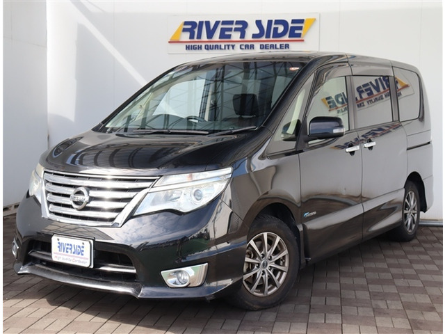 セレナ 2.0 ハイウェイスター S-HYBRID 純正メモリーナビ フルセグ ブルートゥース