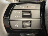 オーディオコントロールスイッチ付き!ハンドルを握ったままチャンネルや音量の調整が可能です。見た目以上に運転していると便利な機能なんですよ。