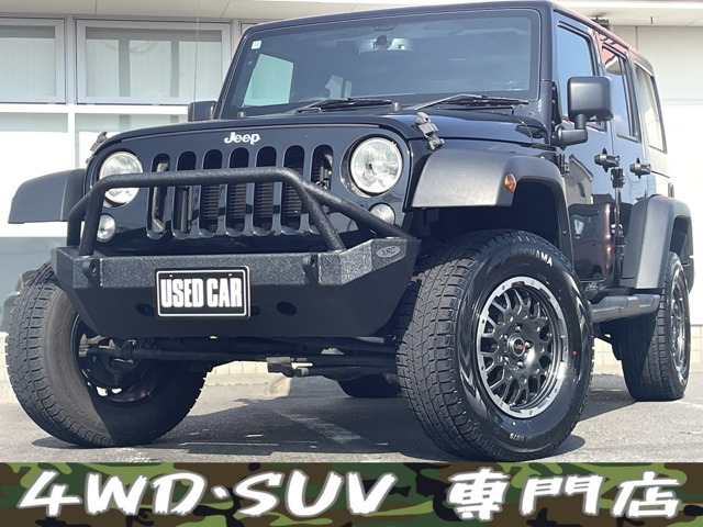 ラングラー アンリミテッド スポーツ 4WD 1オーナー リフトUP 記録簿 JAOS足回り ETC