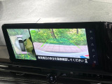 【アラウンドビューモニター】専用のカメラにより、上から見下ろしたような視点で360度クルマの周囲を確認することができます☆死角部分も確認しやすく、狭い場所での切り返しや駐車もスムーズに行えます。