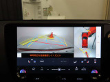 純正ナビ付です。もちろん車両後方を表示するバックガイドモニターが付いていて車庫入れ安心!
