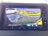バックモニター付きで、車庫入れやバック時の後方確認をサポート。