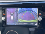 【アラウンドビューモニター】専用のカメラにより、上から見下ろしたような視点で360度クルマの周囲を確認することができます☆死角部分も確認しやすく、狭い場所での切り返しや駐車もスムーズに行えます。