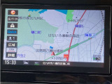 純正ナビゲーション。地上デジタル放送・DVD再生・音楽録音・Bluetooth接続