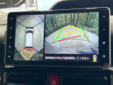 【パノラマモニター】専用のカメラにより、上から見下ろしたような視点で360度クルマの周囲を確認することができます☆死角部分も確認しやすく、狭い場所での切り返しや駐車もスムーズに行えます。
