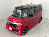 令和2年式のN-BOXカスタムターボ入庫!!前後純正ドライブレコーダー!!純正メモリーナビ!!地デジチューナー!!ミュージックラック!!Bluetooth対応!!左右電動スライドドア!!シートヒーター
