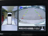 ◆アラウンドビューモニター◆前後左右のカメラの映像をモニターに表示。真上から見ているような視点で周囲を確認できます。アラウンドビューモニター+バックモニターで駐車が苦手な方にもオススメ!