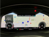 バーチャルコックピットはメーター部分で地図などを見ることも可能です