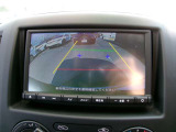 バックカメラもついています!シフトをRにいれるとこんな感じに映し出されるので、後退時には安全確認できますよ!