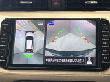 【アラウンドビューモニター】車を上から見下ろしているかのような映像で周囲の状況がひと目で確認、狭い駐車場に駐車するときも安心です♪