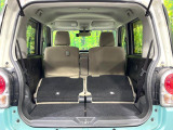 後席を格納すると、これだけの広さが!シーンに合わせたシートアレンジで、大きな荷物も積むことが出来ます♪