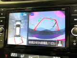 【アラウンドビューモニター】専用のカメラにより、上から見下ろしたような視点で360度クルマの周囲を確認することができます☆死角部分も確認しやすく、狭い場所での切り返しや駐車もスムーズに行えます。