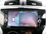 アラウンドビューモニター!空から見下ろしているかのような映像を映し出します。駐車時には安心ですよね♪