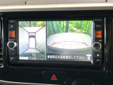 【アラウンドビューモニター】専用のカメラにより、上から見下ろしたような視点で360度クルマの周囲を確認することができます☆死角部分も確認しやすく、狭い場所での切り返しや駐車もスムーズに行えます。