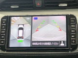 【アラウンドビューモニター】車を上から見下ろしているかのような映像で周囲の状況がひと目で確認、狭い駐車場に駐車するときも安心です♪