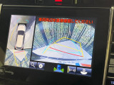 【パノラミックビューモニター】専用のカメラにより、上から見下ろしたような視点で360度クルマの周囲を確認することができます☆死角部分も確認しやすく、狭い場所での切り返しや駐車もスムーズに行えます。