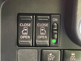 【両側パワースライドドア】スマートキーや運転席のスイッチで後席両側スライドドアの開閉が可能♪電動だから力を入れてドアを開ける必要が無く、小さなお子様でも簡単に開け閉めでき快適です♪