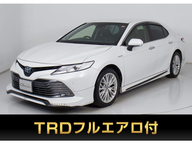 カムリ 2.5 G レザーパッケージ TRDエアロ黒革 禁煙1オーナー JBLサウンド