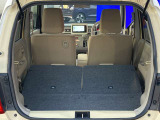 後部座席をたたむとラゲッジスペースもゆとりのあるスペースです。