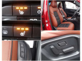 運転席には電動パワーシート搭載!また1つのキーごとシート位置を記憶できるメモリー機能付き!またシートヒーターも搭載!