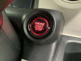 ワンプッシュでエンジンのスタート、ストップが出来て便利です。