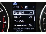 インフォーメーション画面です。運転のサポートをしてくれます。