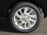 【タイヤ】 【純正14インチアルミホイール】《155/65R14》専用のアルミなのでお車のイメージぴったりですね!
