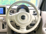 ステアリングも使用感が少なく、きれいな状態となっております♪