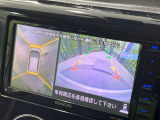 【アラウンドビューモニター】専用のカメラにより、上から見下ろしたような視点で360度クルマの周囲を確認することができます☆死角部分も確認しやすく、狭い場所での切り返しや駐車もスムーズに行えます。