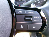 ハンドル右側にはクルーズコントロールのスイッチが装備され運転中の操作も安心して行えます!