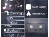 【スマホ連携も♪】 BluetoothやUSBは勿論、オプションのフルセグTV搭載!またスマホのアプリの一部がコネクトで使用できるアップルカープレイ、アンドロイドオートにも対応♪