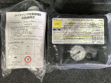 パンク修理キット付きです。もしもの時でも安心です。