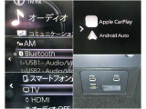 【スマホ連携も♪】 BluetoothやUSBは勿論、オプションのフルセグTV搭載!またスマホのアプリの一部がコネクトで使用できるアップルカープレイ、アンドロイドオートにも対応♪