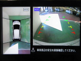 アラウンドビューモニターで車庫入れも空から見ている様に駐車できラクラクです。