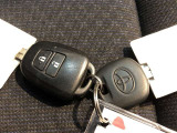 キーレス付きです。離れたところからでもドアの施錠・開錠ができるのでとても便利です♪