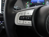 ハンドルにオーディオの操作スイッチが装備されています!視線を前方から外さずハンドルから手を離さずに操作できるのでとっても安全ですね♪