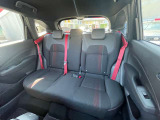 リヤシートもゆったりです。