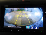 バックカメラの画像です。ガイドラインがスムースな車庫入れをサポートいたします!車庫入れの安心感がアップしますね☆