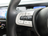 ハンドルにオーディオの操作スイッチが装備されています!視線を前方から外さずハンドルから手を離さずに操作できるのでとっても安全ですね♪