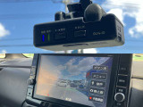 純正前方ドラレコです。もしもの時にしっかり記録が残ります。ナビの画面で映像確認やドラレコの操作ができます。