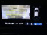 バックカメラの画像です。ガイドラインがスムースな車庫入れをサポートいたします!車庫入れの安心感がアップしますね☆