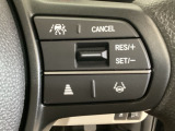 ハンドルにHondaセンシング系のクルーズコントロールやレーンキープアシストなどのスイッチと、オーディオの操作スイッチが装備されています。ハンドルから手を離さず安全に操作できます。