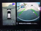 アラウンドビューモニターを装備!<駐車の際にナビ画面に車を真上から捉えた映像が映ります。駐車の時、とても便利な装備です。>