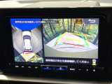 【パノラミックビューモニター】専用のカメラにより、上から見下ろしたような視点で360度クルマの周囲を確認することができます☆死角部分も確認しやすく、狭い場所での切り返しや駐車もスムーズに行えます。
