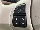 【ステアリングスイッチ】運転中、前方から目線をそらすことなく、オーディオ等の操作が可能な便利機能!安心&快適なドライブを演出してくれます♪