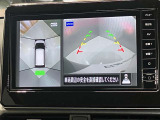 【アラウンドビューモニター】車を上から見下ろしているかのような映像で周囲の状況がひと目で確認、狭い駐車場に駐車するときも安心です♪