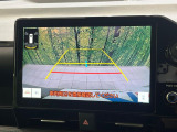【バックカメラ】駐車時に後方がリアルタイム映像で確認できます。大型商業施設や立体駐車場での駐車時や、夜間のバック時に大活躍!運転スキルに関わらず、今や必須となった装備のひとつです!